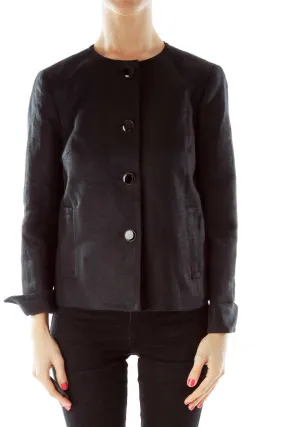 Black Buttoned Jackets