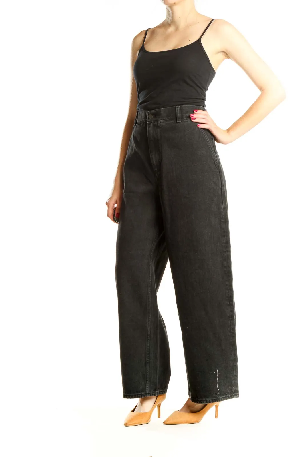 Black Wide Leg Jeans