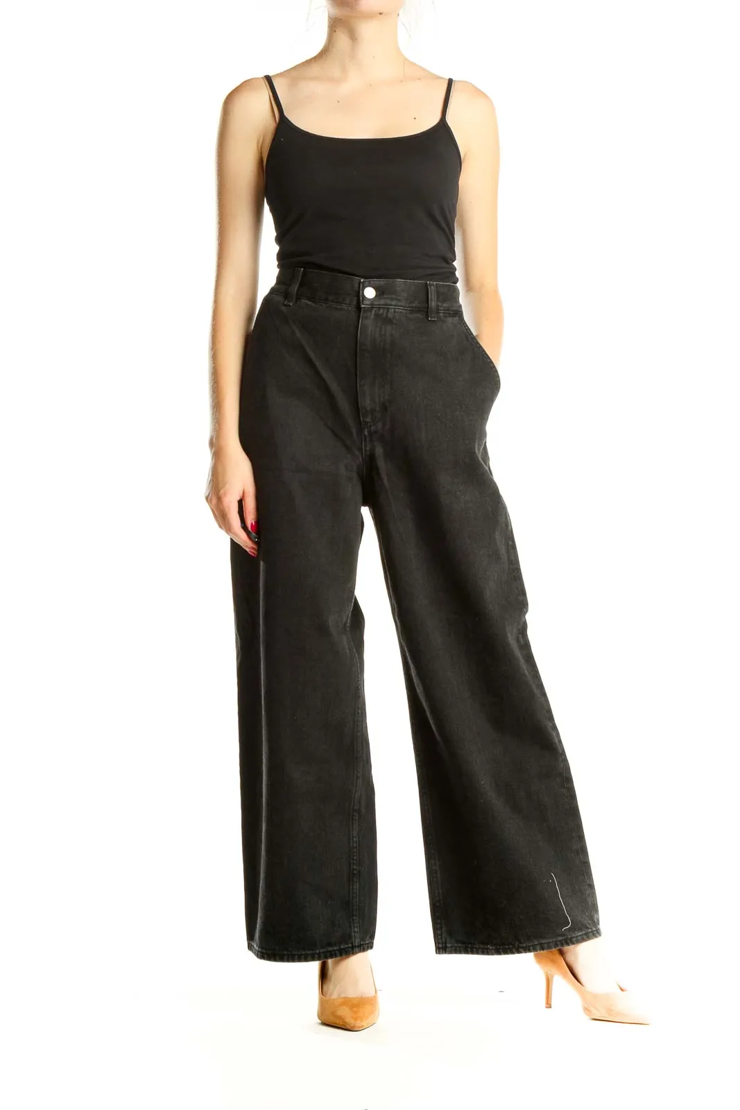 Black Wide Leg Jeans