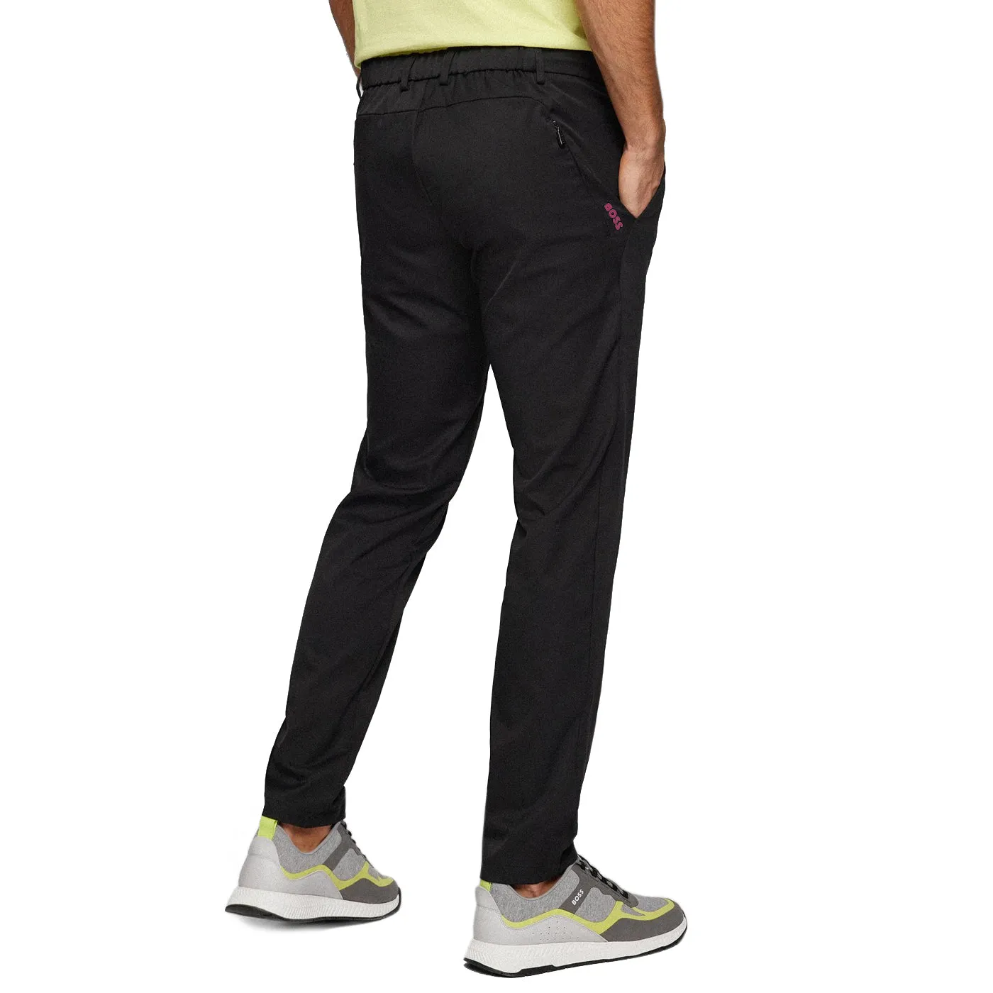 BOSS Spectre Twill Slim Fit Pants - Black