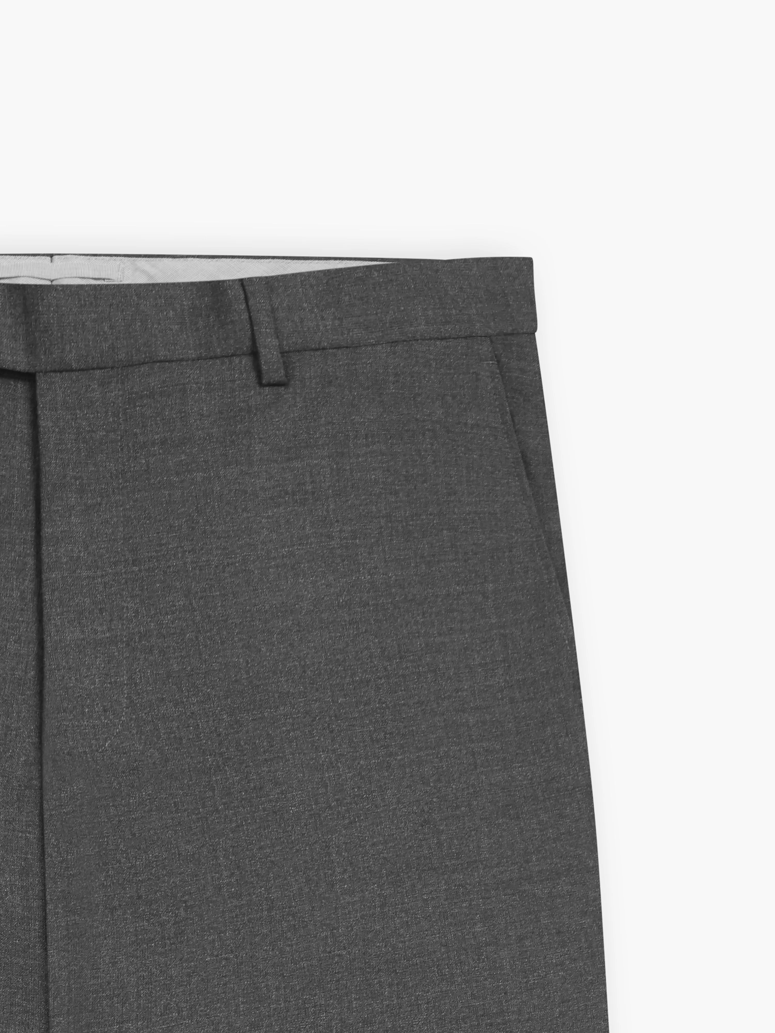 Browning Charcoal Merino Wool Slim Fit Trousers