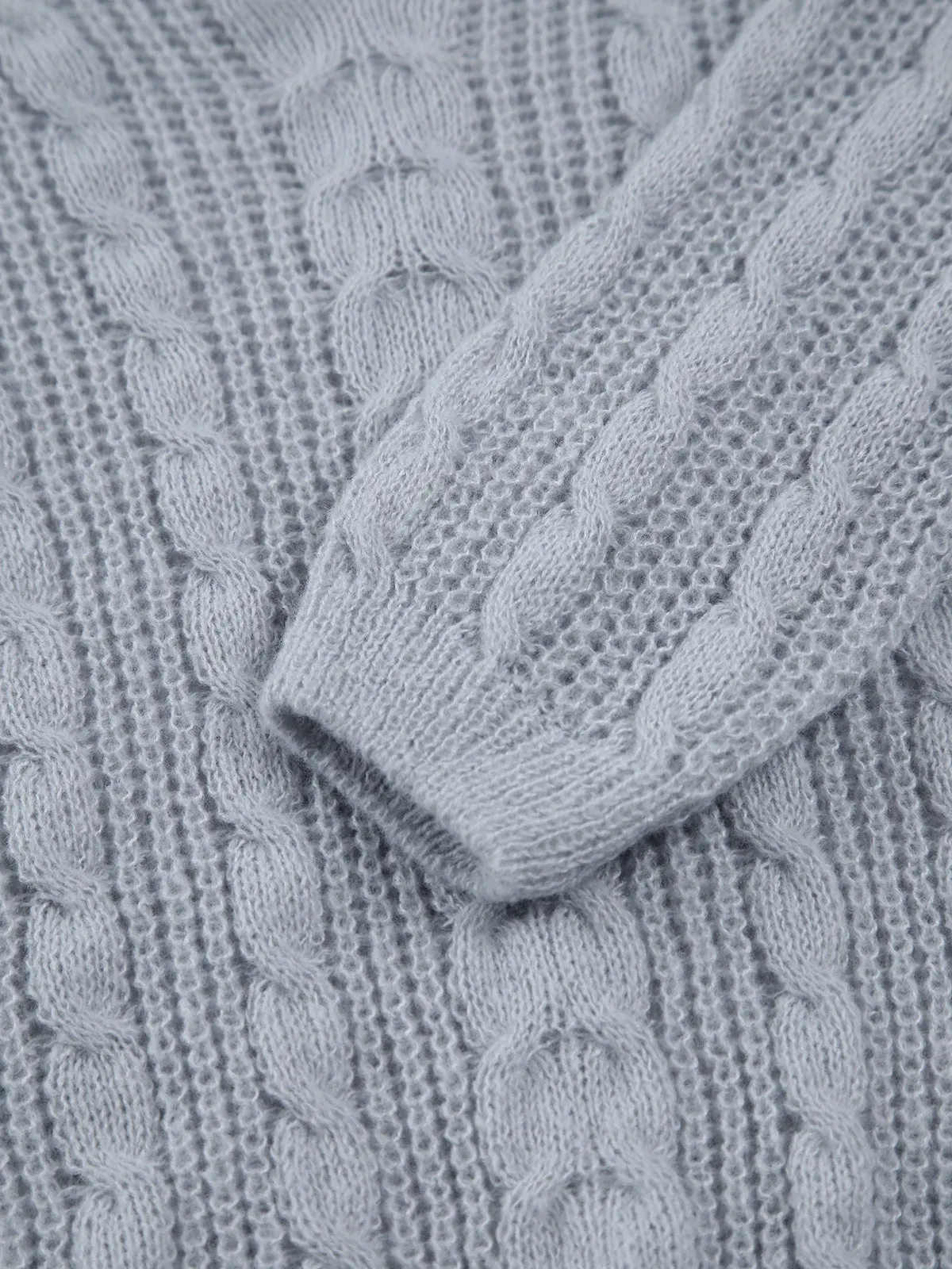 Cable Knit Graceful Oversized Sweater