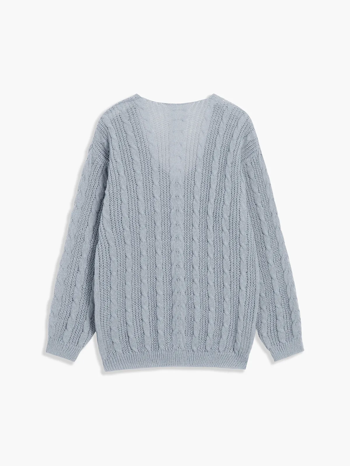 Cable Knit Graceful Oversized Sweater