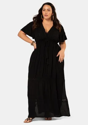 Floating Clouds Maxi Dress