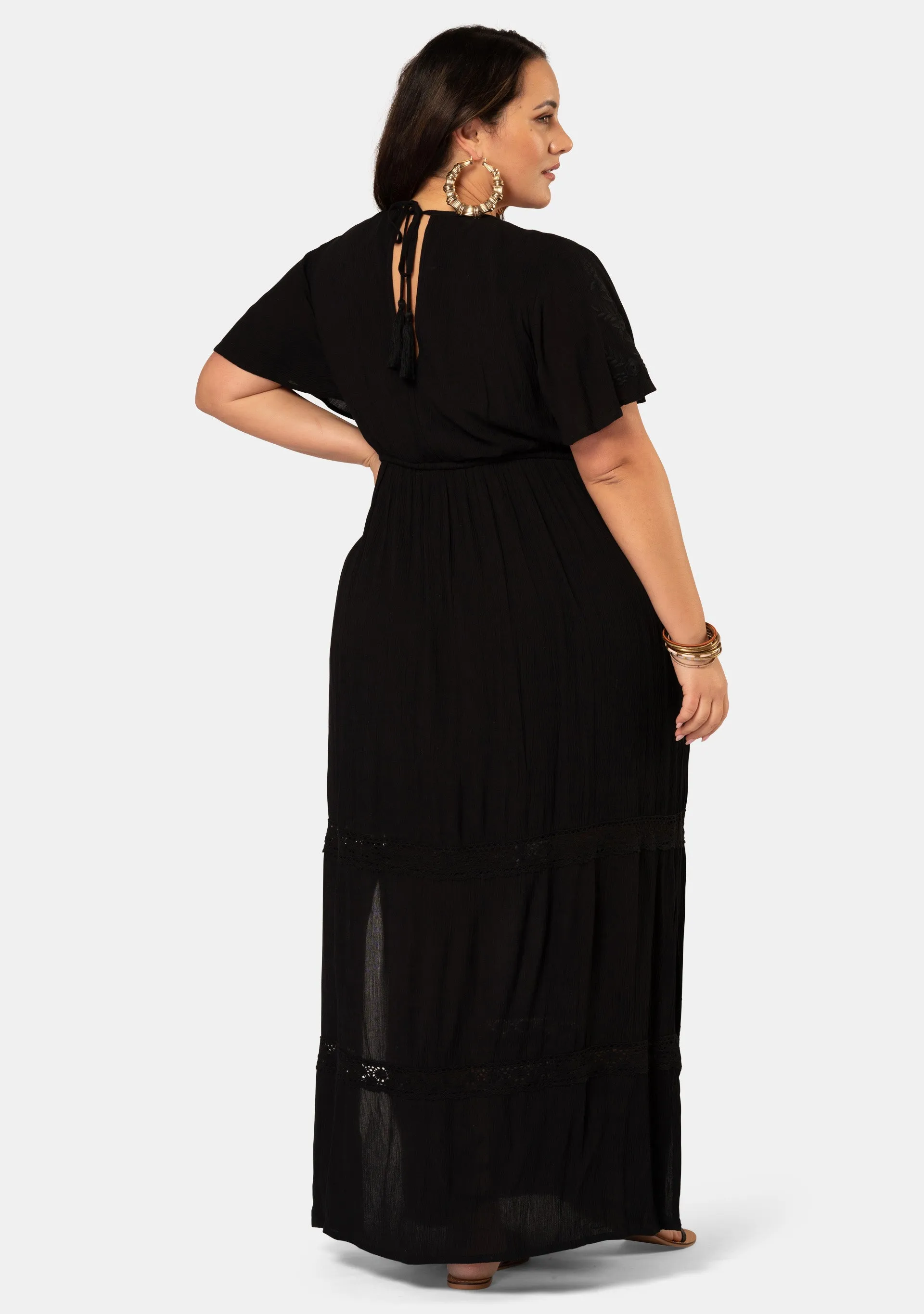 Floating Clouds Maxi Dress