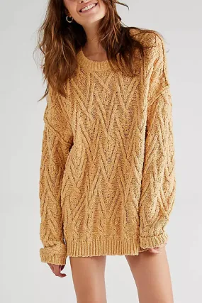 Free People Isla Cable Tunic