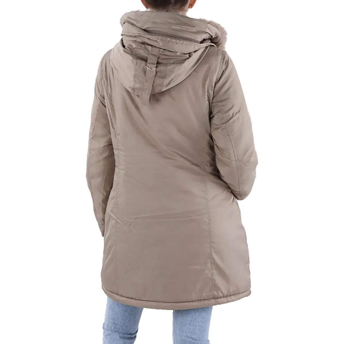 Jessica Simpson Womens Insulated Hooded Parka Coat