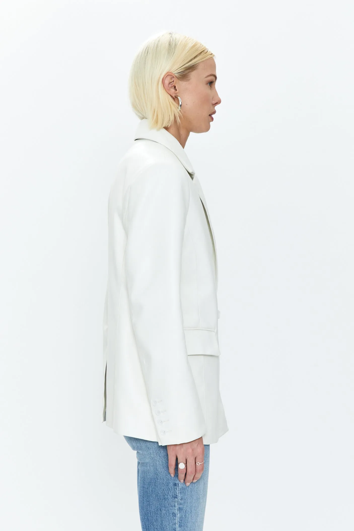 Joni Fitted Blazer - Ivory