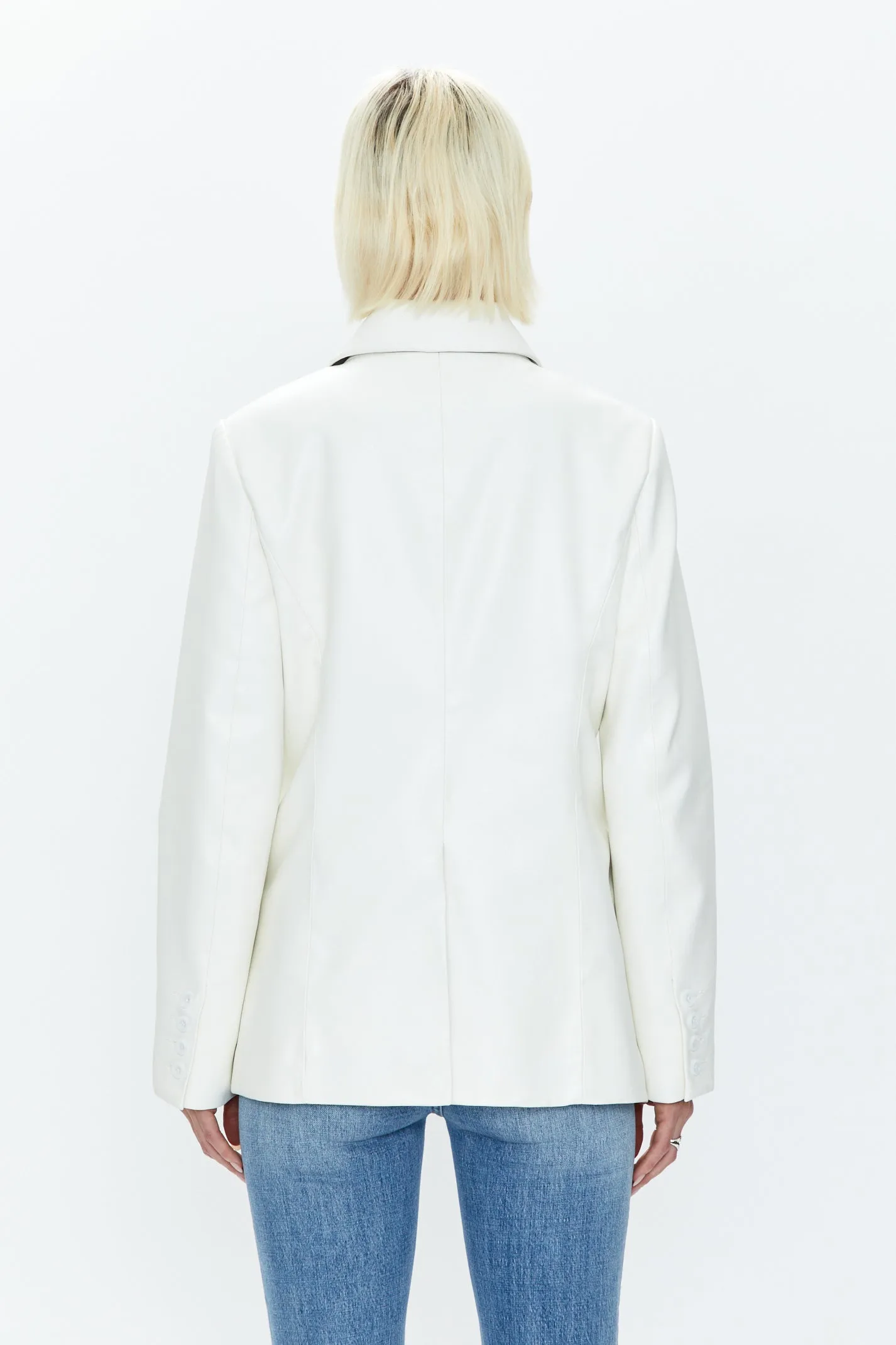 Joni Fitted Blazer - Ivory