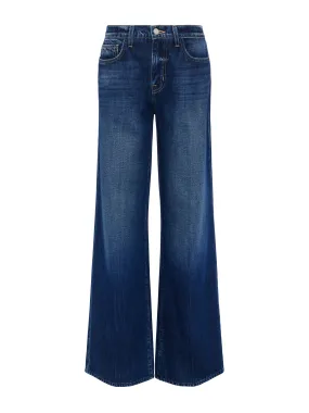 L'AGENCE ALICENT HIGH-RISE SNEAKER WIDE-LEG JEANS