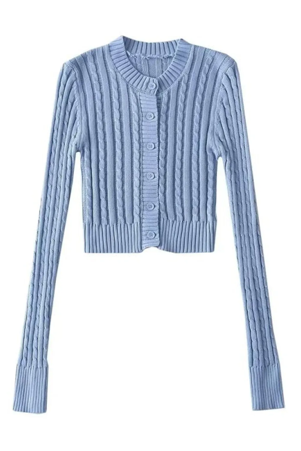 'Leyla' Cable-Knit Cardigan (5 Colors)