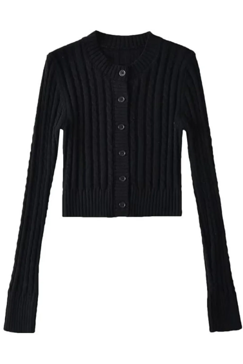 'Leyla' Cable-Knit Cardigan (5 Colors)