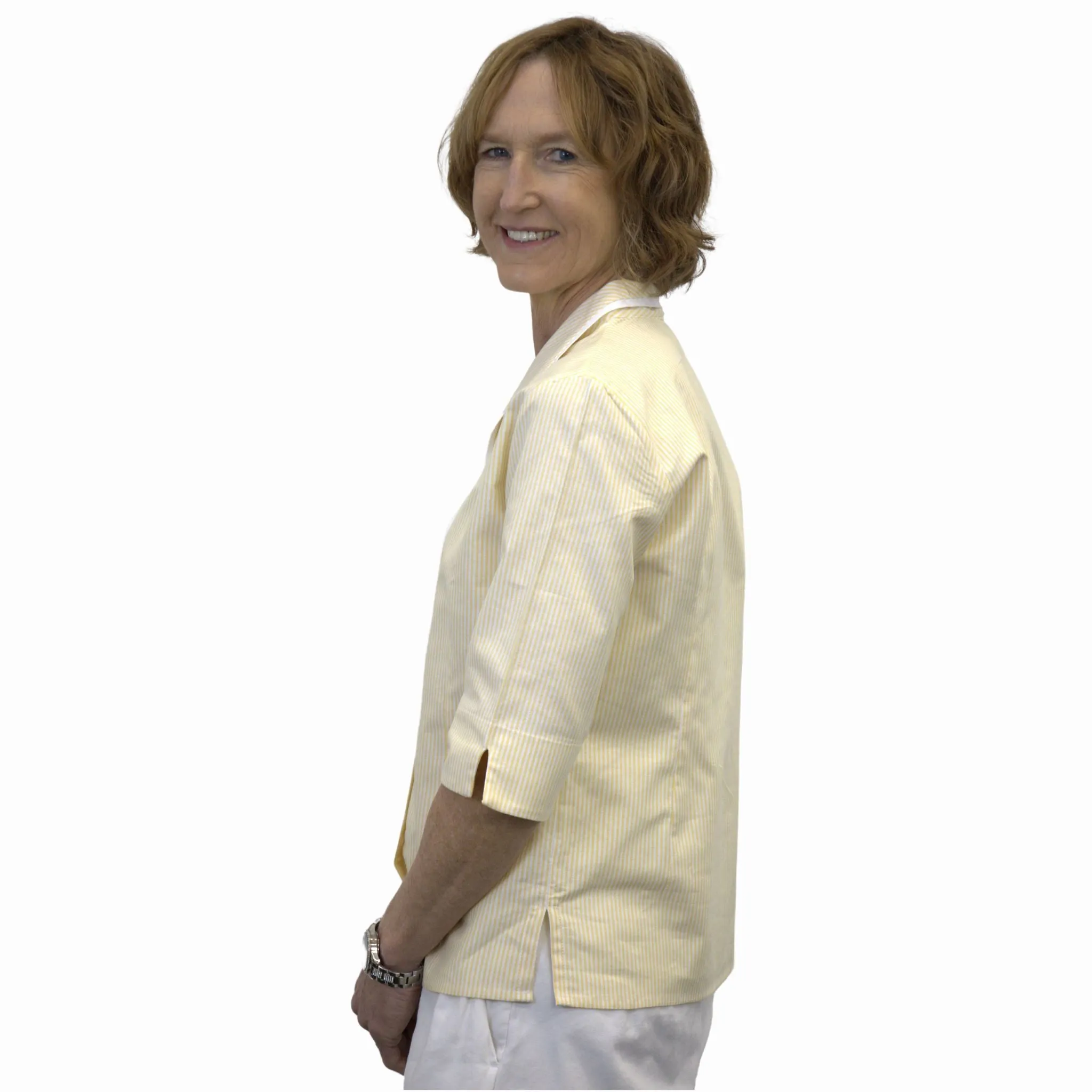 Made in Italy - Cotton Blouse - Daniela Bordo - 3/4 Sleeve