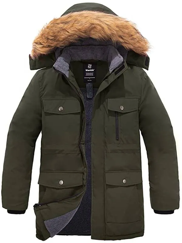 Men's Warm Winter Coat Parka Thicken Insulated Puffer Jacket Acadia 2