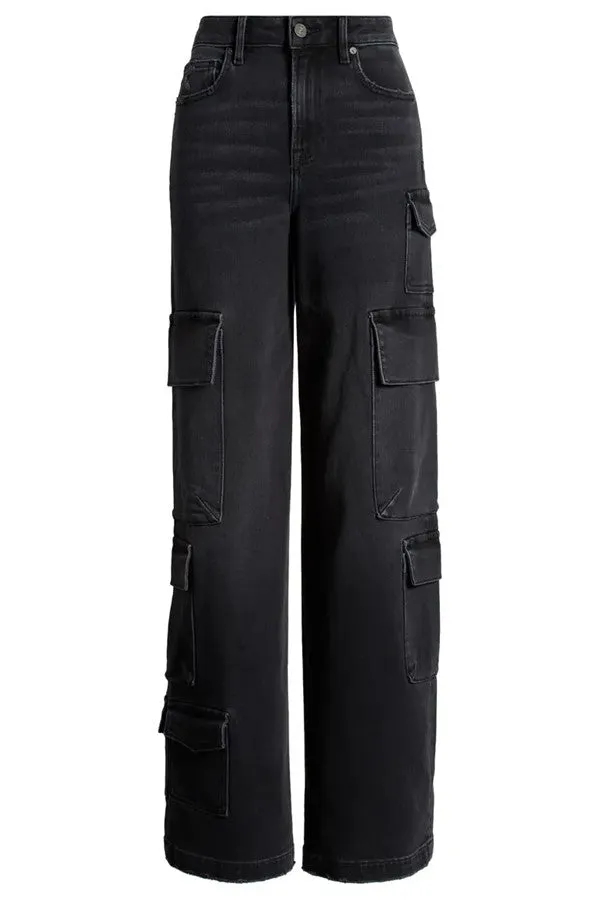 Nori High Rise Wide Leg Cargo Jeans