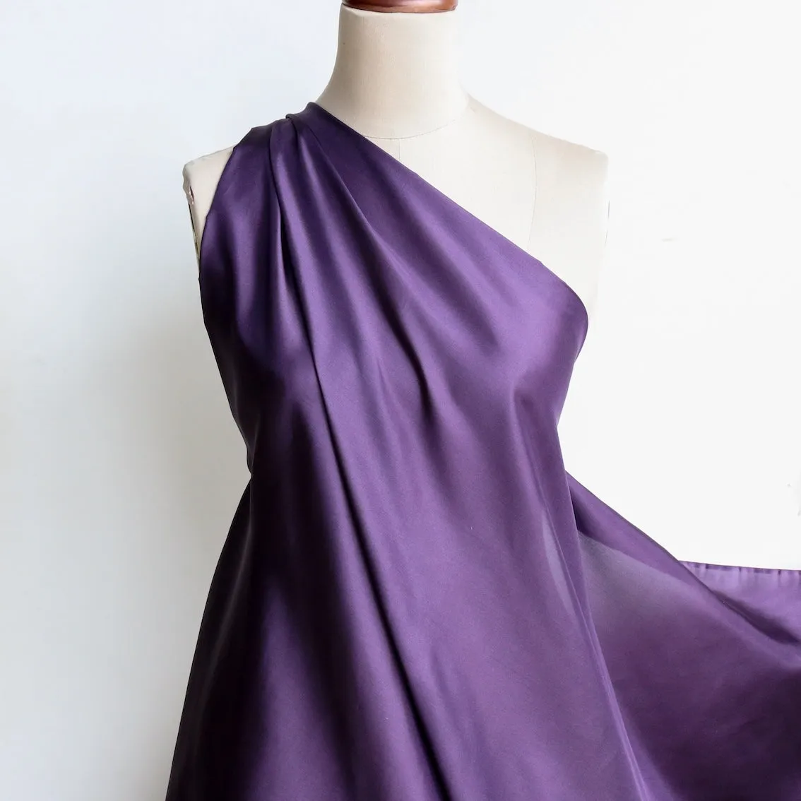 Picadilly Purple Habutai Silk