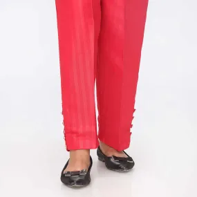 Red Cambric Slim Fit Trouser PW3653