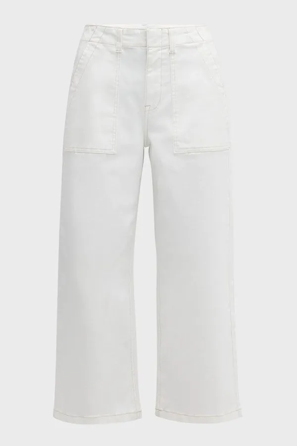 Sophia Wide Leg Pant -Le Blanc