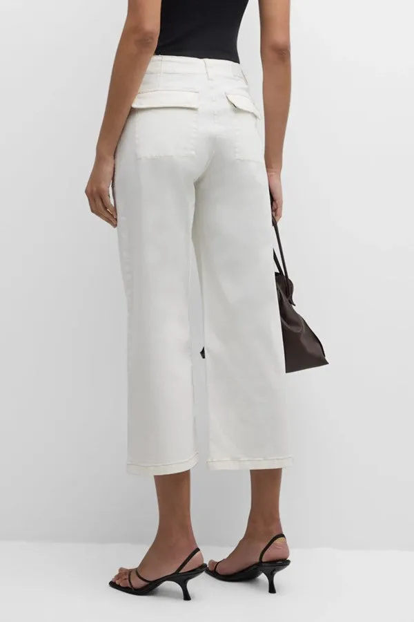 Sophia Wide Leg Pant -Le Blanc