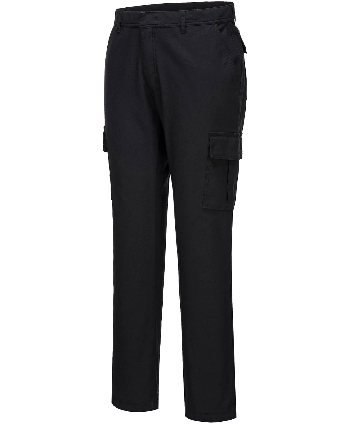 Stretch slim combat trousers (S231) slim fit | Black