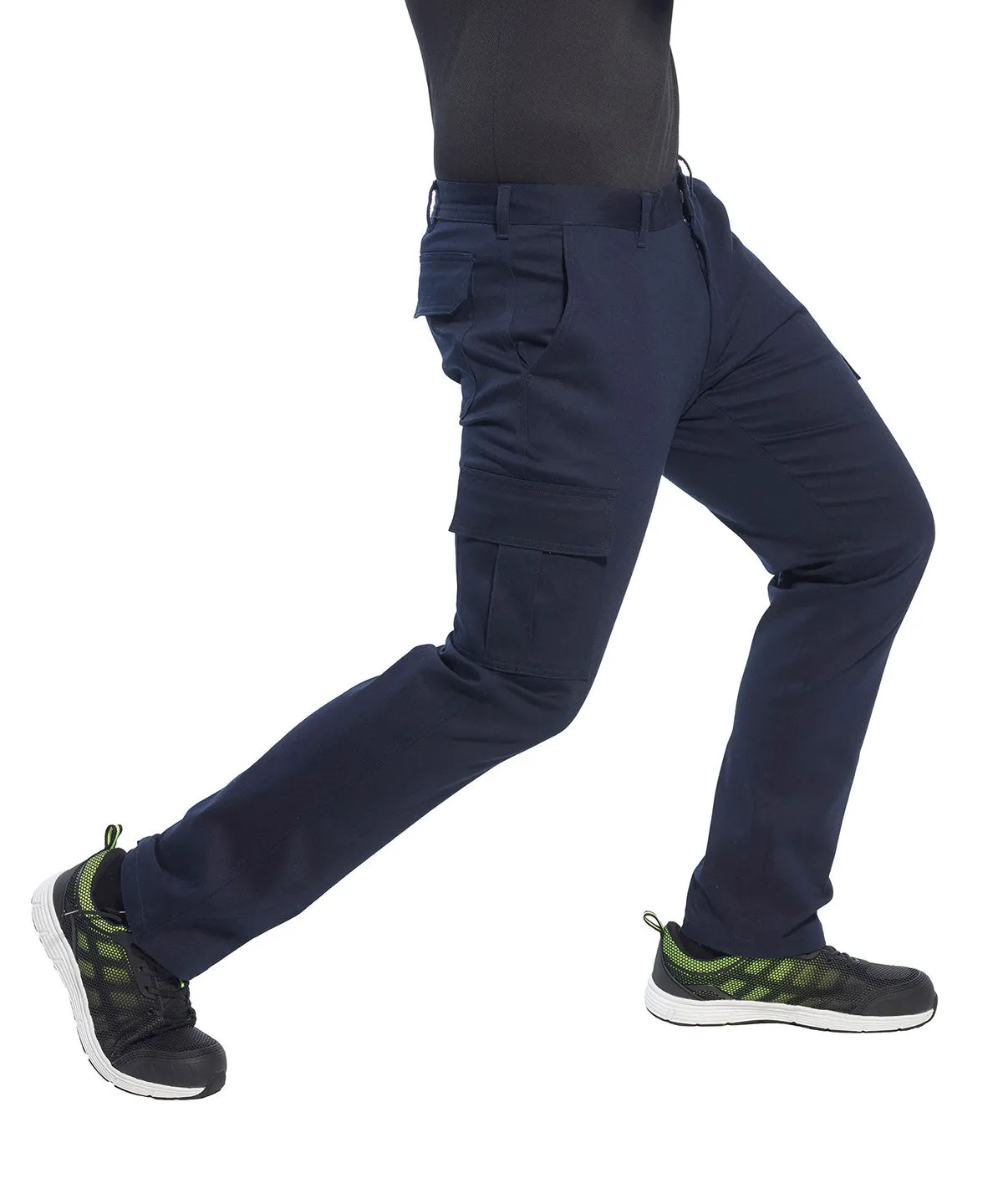 Stretch slim combat trousers (S231) slim fit | Dark Navy