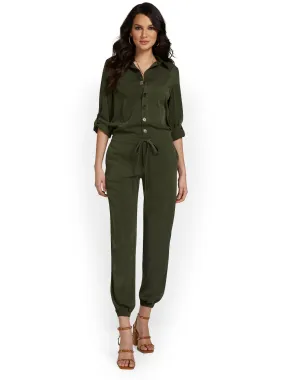 Tie-Waist Jumpsuit