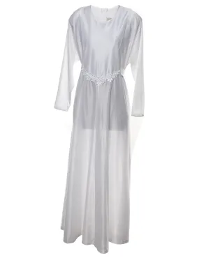 White Evening Dress - M