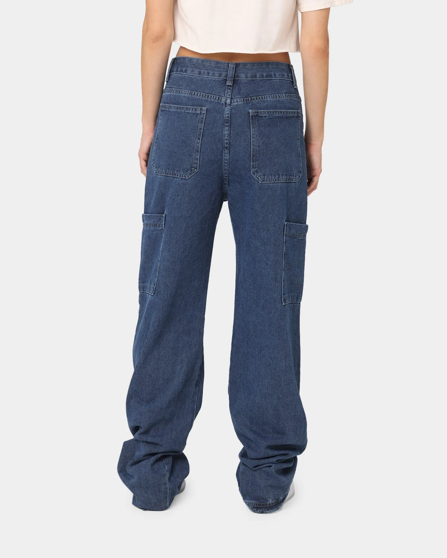 XXIII Women's Kekona Wide Leg Jeans Blue